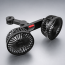 BrisaDrive™ - Ventoinha Dupla 360° para Automóvel